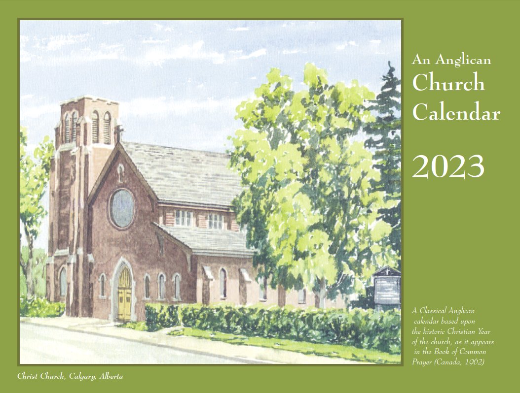 An Anglican Church Calendar